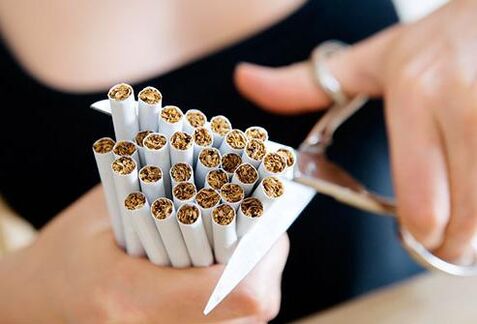 Cessação decisiva do cigarro sem comprimidos e adesivos