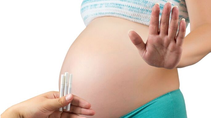 parando de fumar durante a gravidez