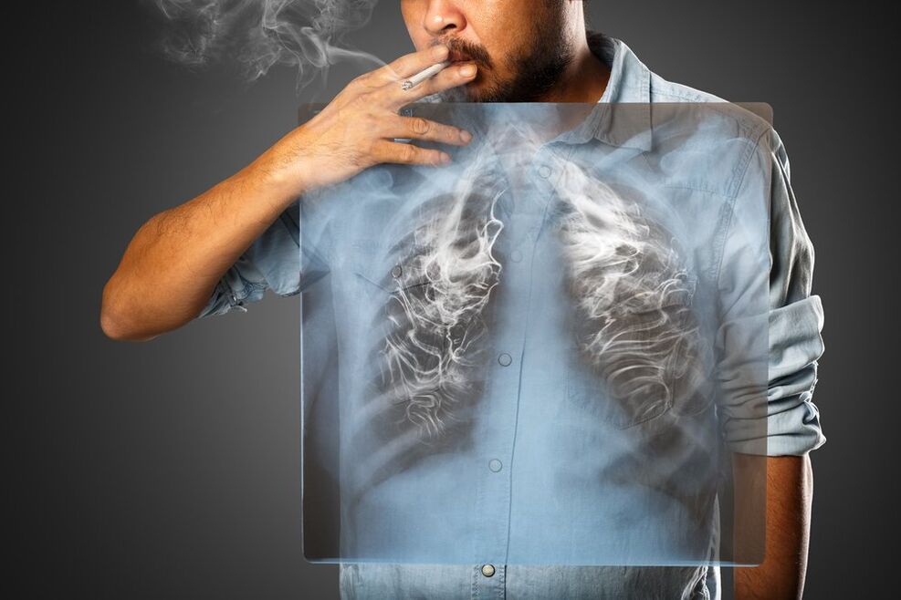fumar tem um efeito prejudicial no corpo humano