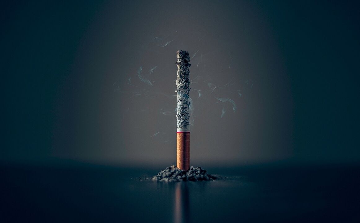 uma pessoa é mais difícil de suportar uma parada brusca de fumar